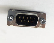 QTY 100 Te Connectivity Amp Connector 1-5747871-4 9 Pin D-Sub Vert Male, Gold
