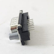 QTY 100 Te Connectivity Amp Connector 1-5747871-4 9 Pin D-Sub Vert Male, Gold