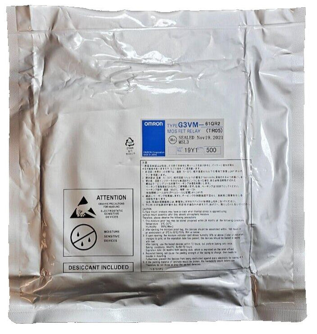 Sealed Reel of 500 Omron G3VM-61QR2 (TR05) Solid State Relays 0-60V 1A 300mOhms