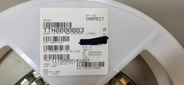 100PCS Molex 503154-1690 16 Pin 1.5mm Receptacle Connector / Housing