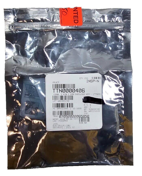 250PCS JST B2B-ZR-LF-SN 2 Pin 1.5MM Vertical Header Connectors, Male