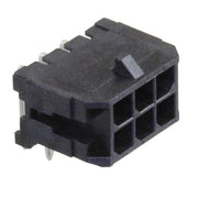 100 PCS Molex 43045-0602 6 Pin 3MM Dual Row Connector Header R/A Through Hole