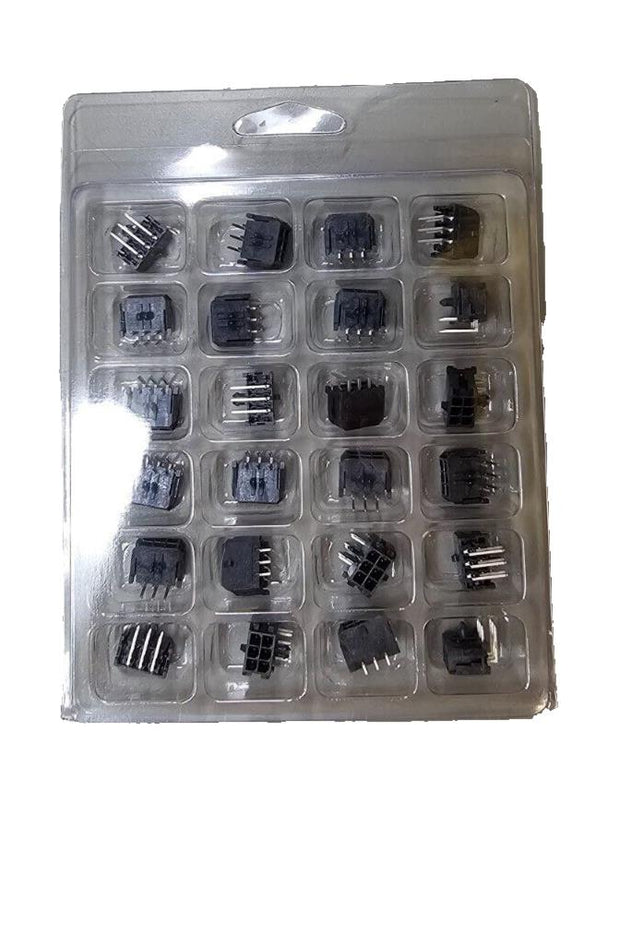 100 PCS Molex 43045-0602 6 Pin 3MM Dual Row Connector Header R/A Through Hole