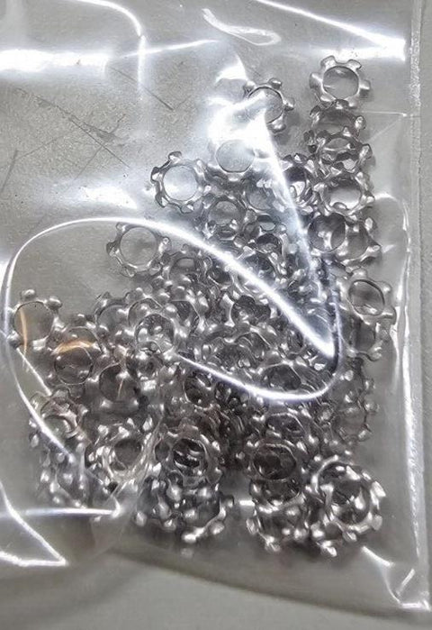 300PCS McMaster 95060A320 M3 18-8 6x3.2mm Steel External-Tooth Lock Washer