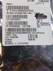 480 PCS Hardware Specialty 952289 11mm Internal Retaining Rings, Stainless Steel