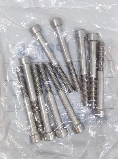 150PCS 92290A340 Super Corrosion Resistant 316 M6-1 55mm Steel Socket Head Screw