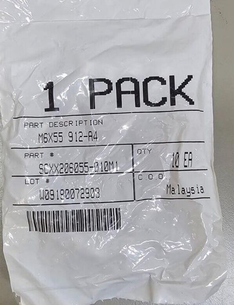 150PCS 92290A340 Super Corrosion Resistant 316 M6-1 55mm Steel Socket Head Screw