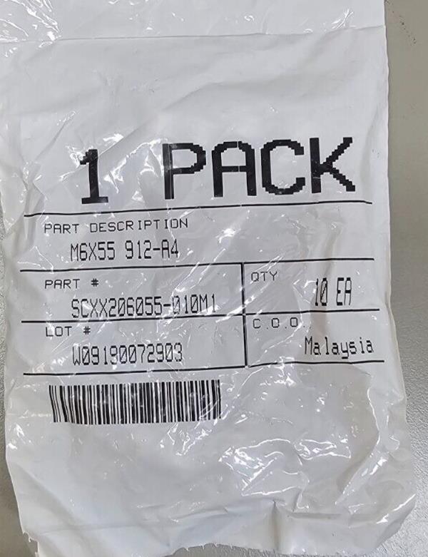 150PCS 92290A340 Super Corrosion Resistant 316 M6-1 55mm Steel Socket Head Screw