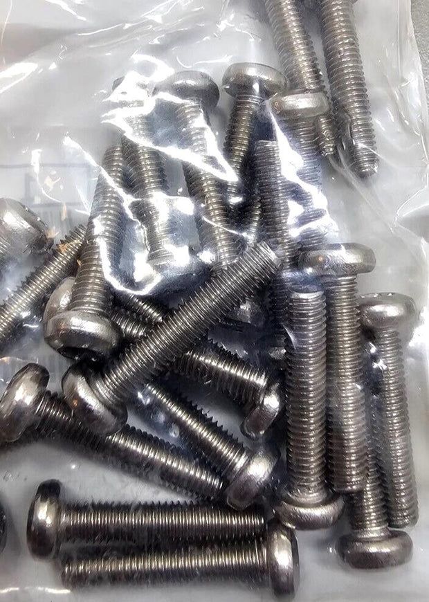100PCS 90362A177 M5x0.80mm 25mm L Stainless Steel Pan Head Torx Screws T25