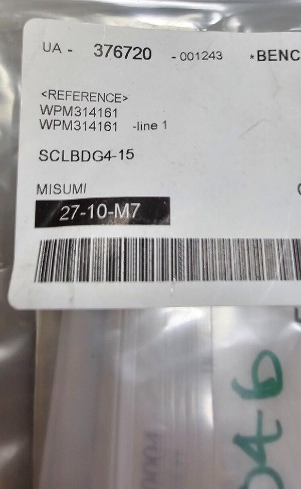 5PCS Misumi SCLBDG4-15 Precision Pivot Pins, 15mm L 4mm Shaft, Stainless Steel