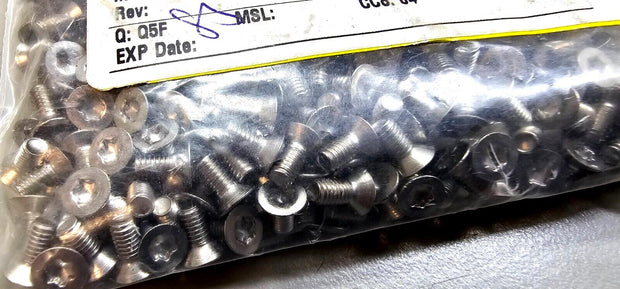 536PCS 901599 M3x6mm Torx Flat Head Machine Screws Stainless, Passivated, T10