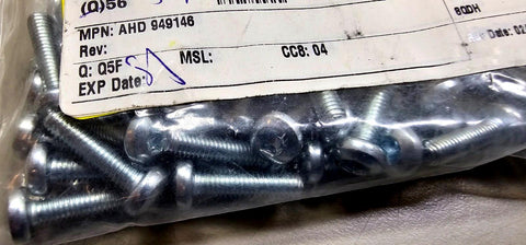 557PCS 949146 M4X16mm Long, Torx, Pan Head Machine Screws, Zinc Plated Steel ISO
