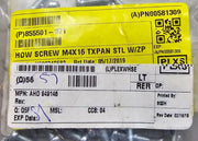 557PCS 949146 M4X16mm Long, Torx, Pan Head Machine Screws, Zinc Plated Steel ISO