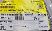 174PCS 900885 M3 External Tooth Lock Washers, Stainless Steel, Passivated, DIN