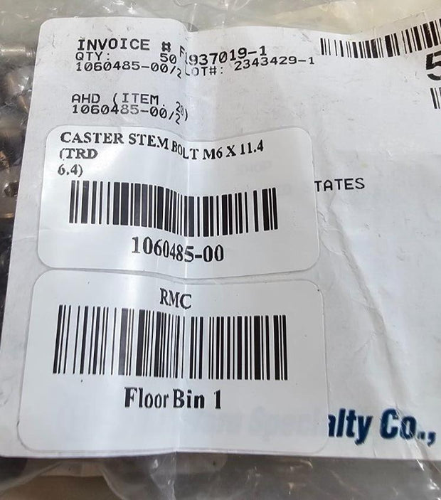 39PCS Misumi DBS4-6-5 Stepped Head Screws, 5mm Thread, M4, 11mm Total Length