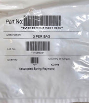 30PCS 9713K11 Corrosion-Resistant Belleville Disc Springs .343"OD .164"ID/Shaft