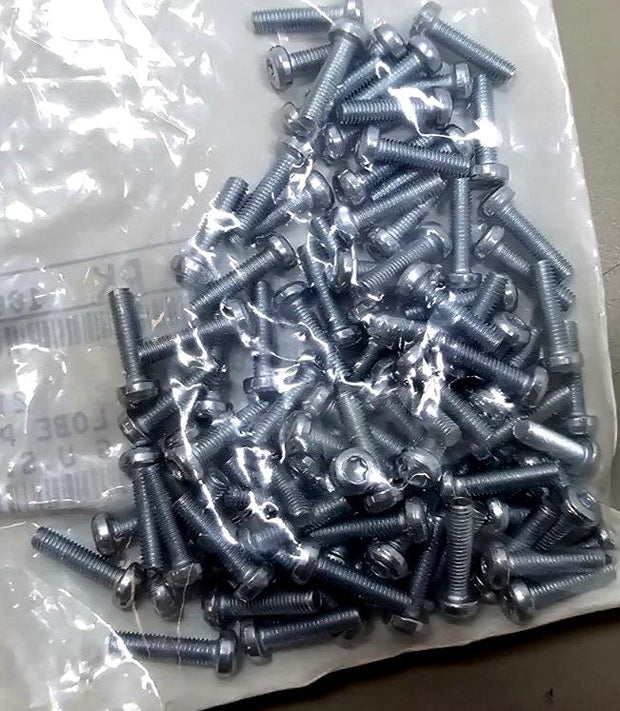 500PCS 90304A335 Steel Pan Head Torx Screws M3x0.5, 12mm L, Zinc Plated Steel