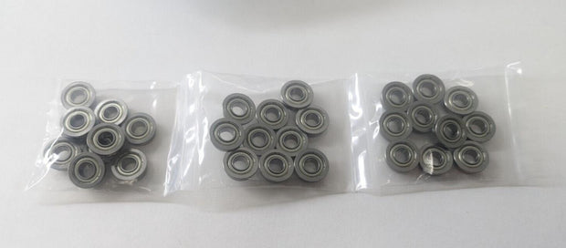 4 PCS Misumi Deep Groove Ball Bearing (FL686ZZ) Flanged, Small, Double Shielded