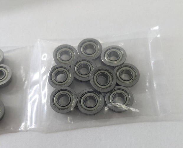 4 PCS Misumi Deep Groove Ball Bearing (FL686ZZ) Flanged, Small, Double Shielded