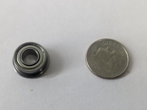 4 PCS Misumi Deep Groove Ball Bearing (FL686ZZ) Flanged, Small, Double Shielded