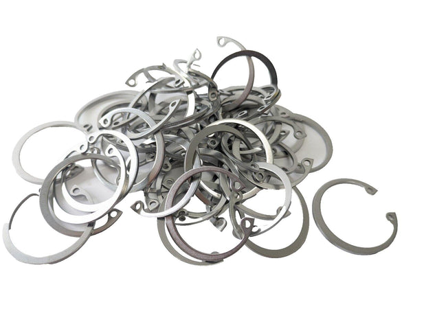 75 PCS Misumi RTWS35 Retaining Rings, Internal, C-Type, 35mm Shaft/Bore, Stainle