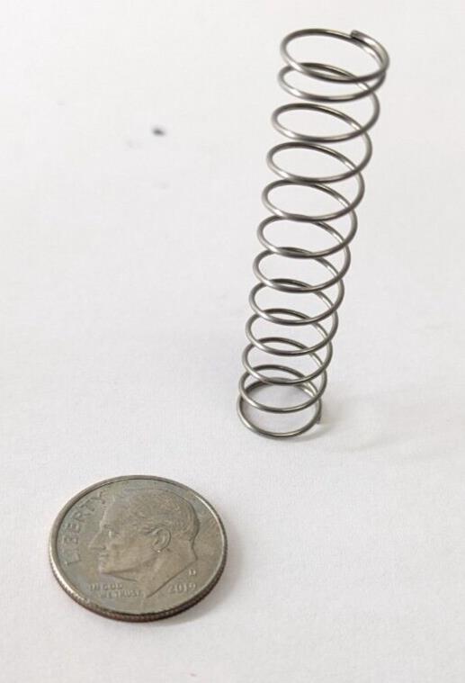 50 Pieces Misumi UY10-45 Compression Spring Stainless Steel 45x10mm, Stainless