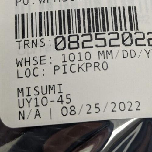 50 Pieces Misumi UY10-45 Compression Spring Stainless Steel 45x10mm, Stainless