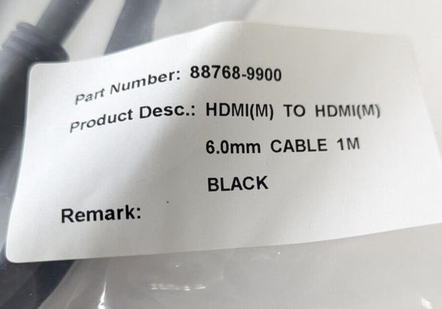 50PCS Molex 88768-9900 1M 30AWG HDMI (M-M) Cables, Shielded, 5Gbps, 40V 0.5A