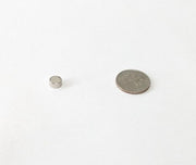 100PCS 5862K103 6.35x3.18mm N52 Neodymium Magnets, 3.34lb Pull, Nickel Plated