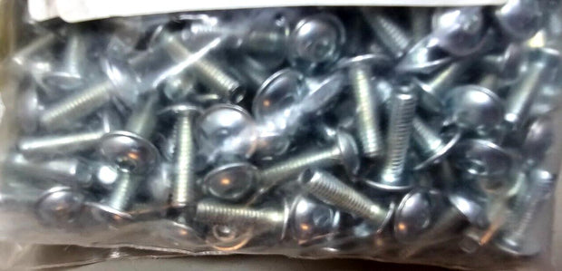 492PCS 953266 M5x16mm Flanged Button Head Socket Screw, Zinc/Steel, ISO7380-2