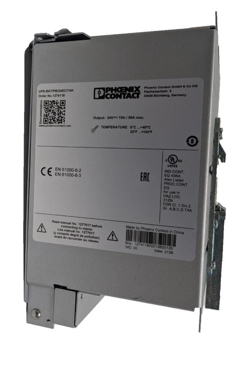 Phoenix Contact 1274118 UPS-BAT/PB/24DC/7AH Battery Module