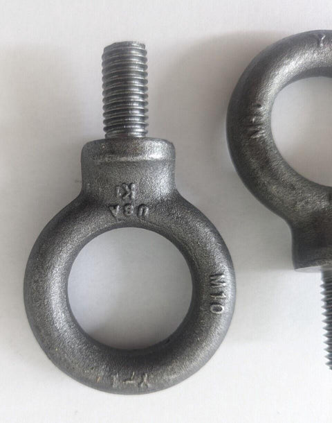 QTY 25 A480 Stainless Steel Lifting Eye Bolt M10 Heavy Duty Marine Eyebolt Screw