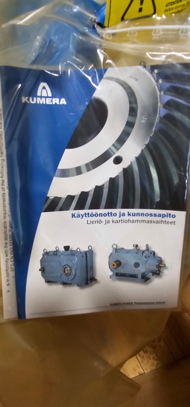 Kumera TF Series Shaft Mounted Helical Gear Unit Assembly 5.5kW TF-3200H1-50-RA