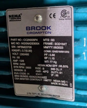 New Aerovent 18B440-VPBD-3120-5 Type P Vaneaxial Belt Driven Fan 5HP 3PH TEFC