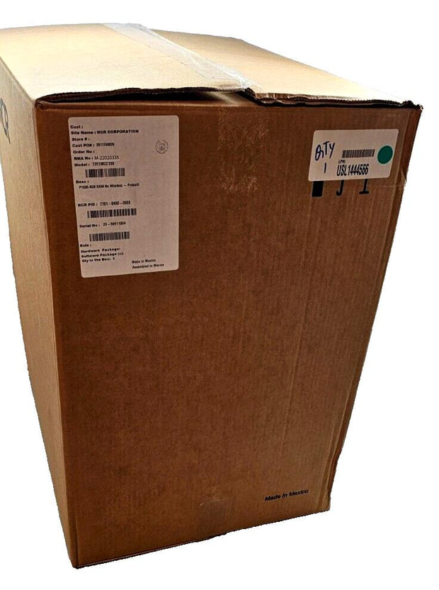 New NCR 7761 P1535 Touchscreen Terminal Dual Display N3160 1.6Ghz, 4GB, No SSD