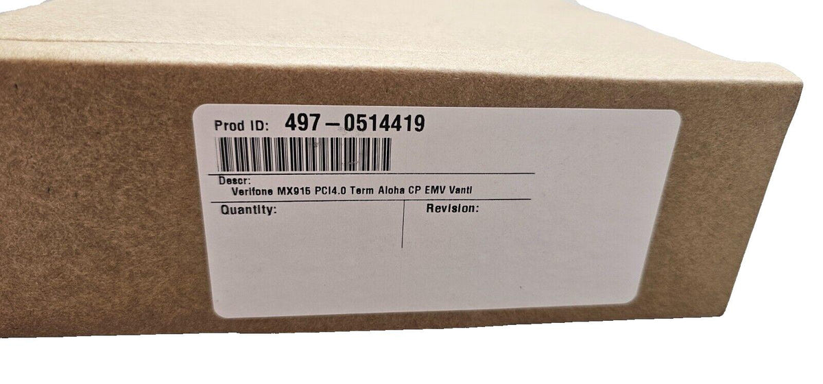 Verifone MX915 Credit Card Pinpad Terminal PCI4.0 Aloha CP EMV Vantiv ...