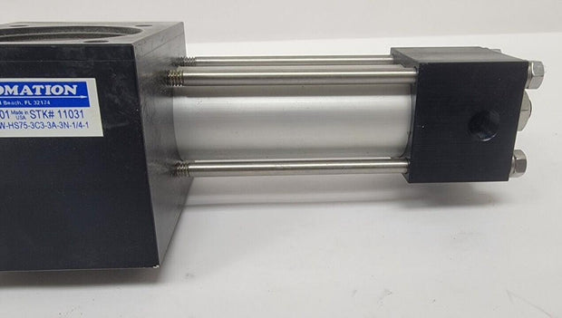 Rotomotion A3 Single Rack Rotary Actuator (A3-X012-180-CW-HS75-3C3-3A-3-3N-14-1)