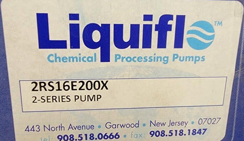 New Liquiflo 2RS16E200X 2-Series Gear Pump, 316 Stainless Steel 1750rpm -40-500*