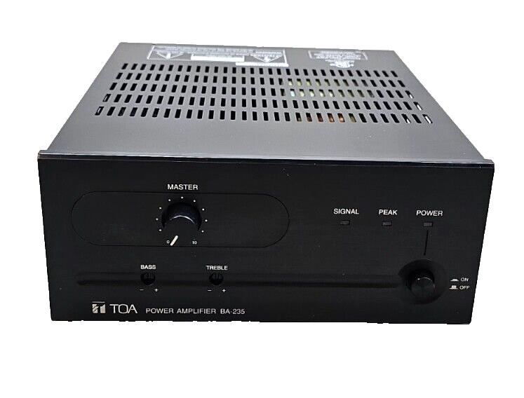 NIB TOA Electronics BA-235 CU 1-Ch Power Amplifier, 35W, For PA/Backgr ...