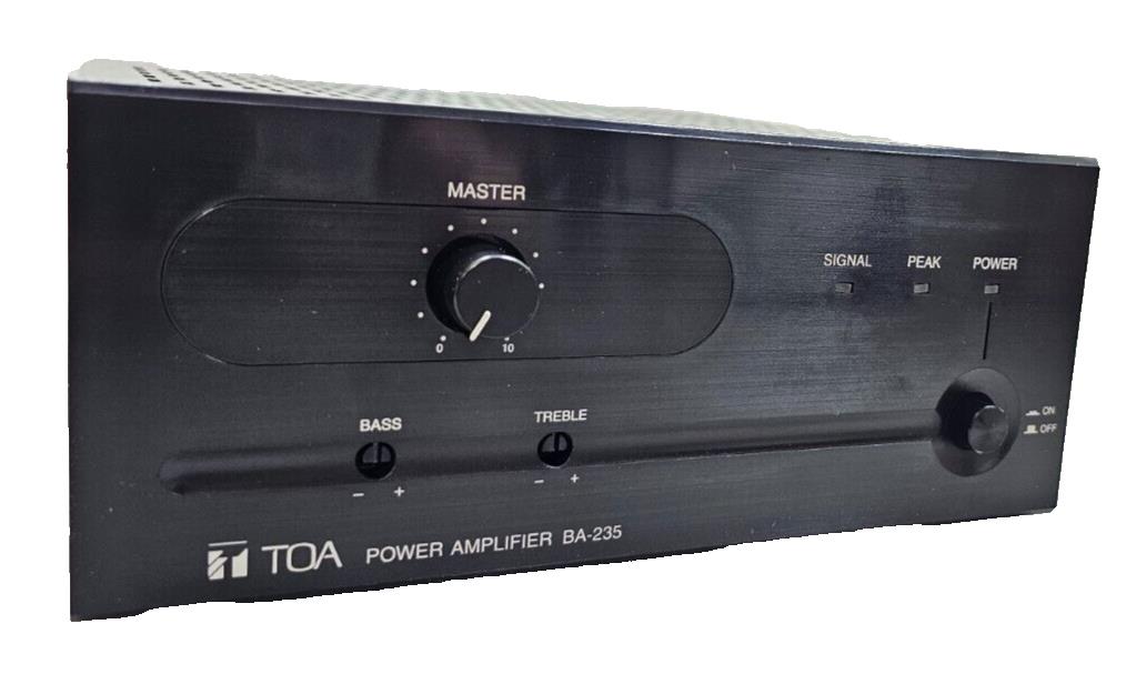 NIB TOA Electronics BA-235 CU 1-Ch Power Amplifier, 35W, For PA/Backgr ...