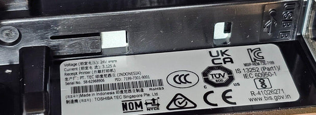 New NCR 7199 RealPOS Thermal USB Receipt Printer Black 7199-7301-9002