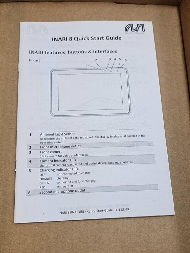 New AAVA Inari 8 Rugged Mobile Payment Tablet, A3950, 4GB/64GB, No OS Installed