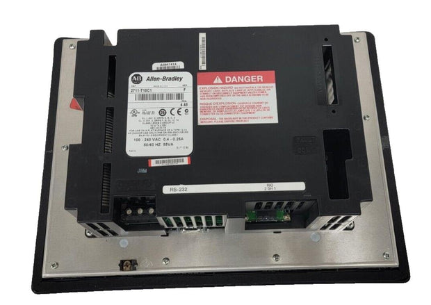 Allen Bradley 2711-T10C1 Series F Panelview Touch Panel, MFR REFURBISHED