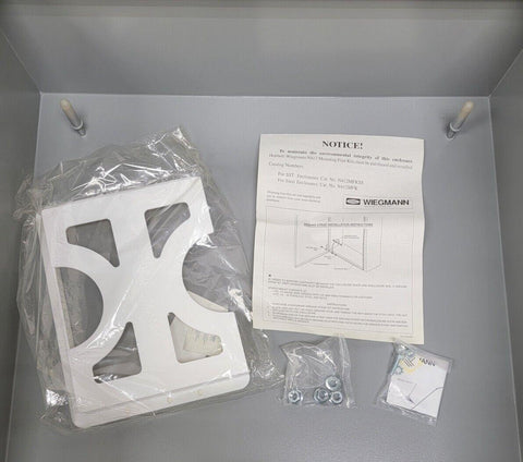Wiegmann N12242408 24 x 24 x 8 Industrial Enclosure, Wallmount, NEMA 3R/4/12/13