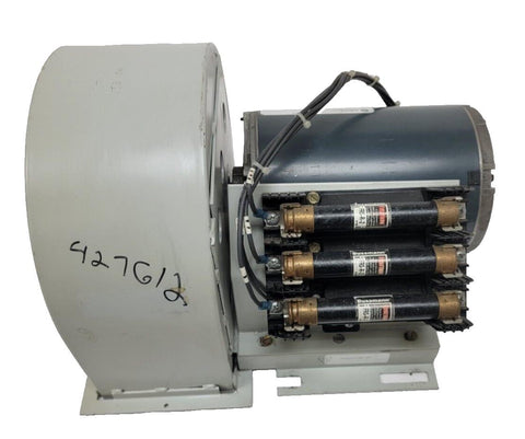 General Electric 5K39QN3272K 3/4 HP 575v 3450/2850 RPM Motor w/ Fan Assembly