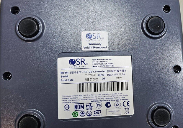 New QSR DE-4100 xCeed Kitchen Controller with Power Adapter
