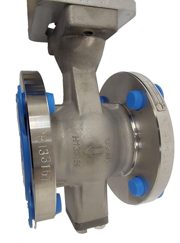 RECA02CJJST Neles RE Series V-Port Segment Valve, Standard Trim, Flanged One Pie