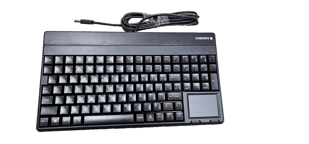 New Cherry SPOS G86-62401 Compact USB POS Keyboard w/ Trackpad, 106 Ke ...