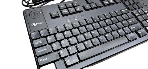 New NCR RealPOS Full Size USB Keyboard, GlidePad, No MSR, Keylock 6932-5212-9090