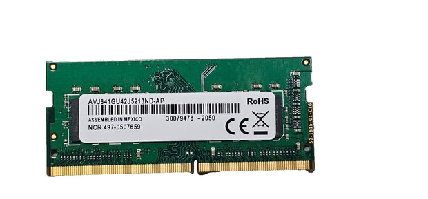 NCR RealPOS 8GB DDR4 SDRAM Upgrade SODIMM PC4-1700 1.2V Avant J641GU42J5213ND